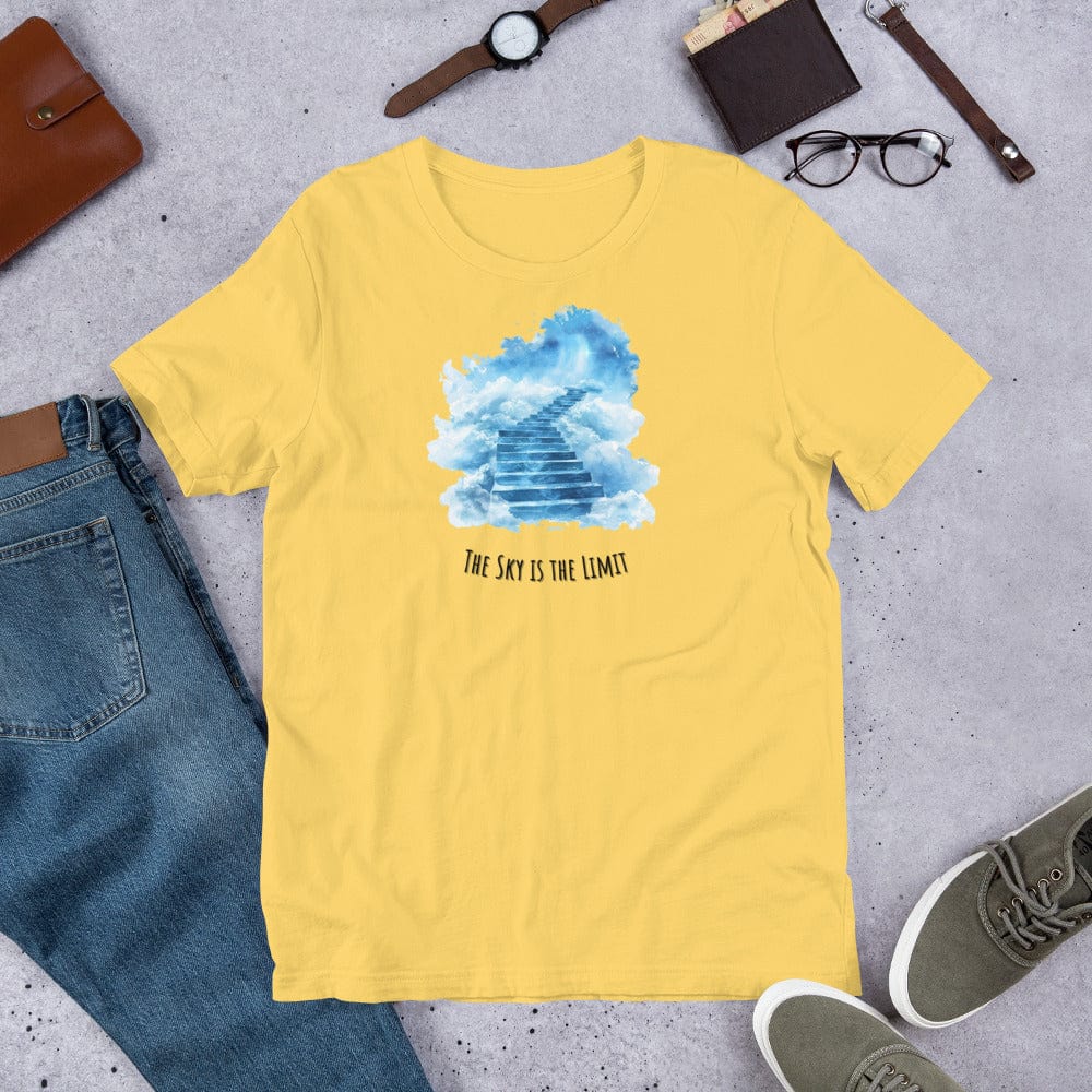 Padres Mágicos Amarillo / S Camiseta "The Sky is the Limit" - Para Visionarios
