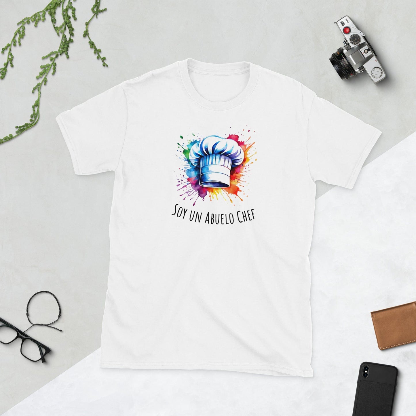 Padres Mágicos Blanco / S Camiseta "Soy un Abuelo Chef" - Para Abuelos Maestros en la Cocina