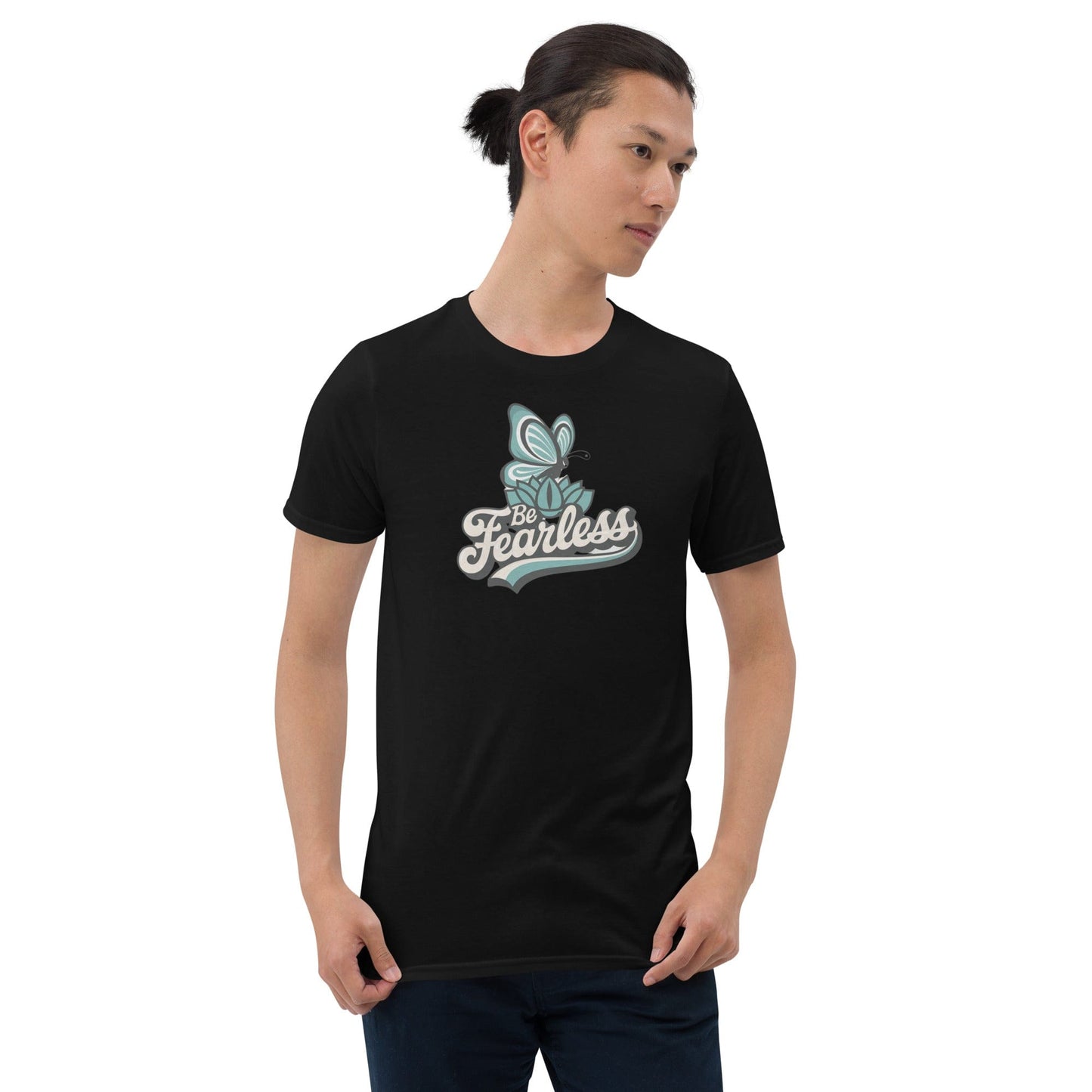 Padres Mágicos Camiseta Be Fearless - Diseño Inspirador con Mariposa