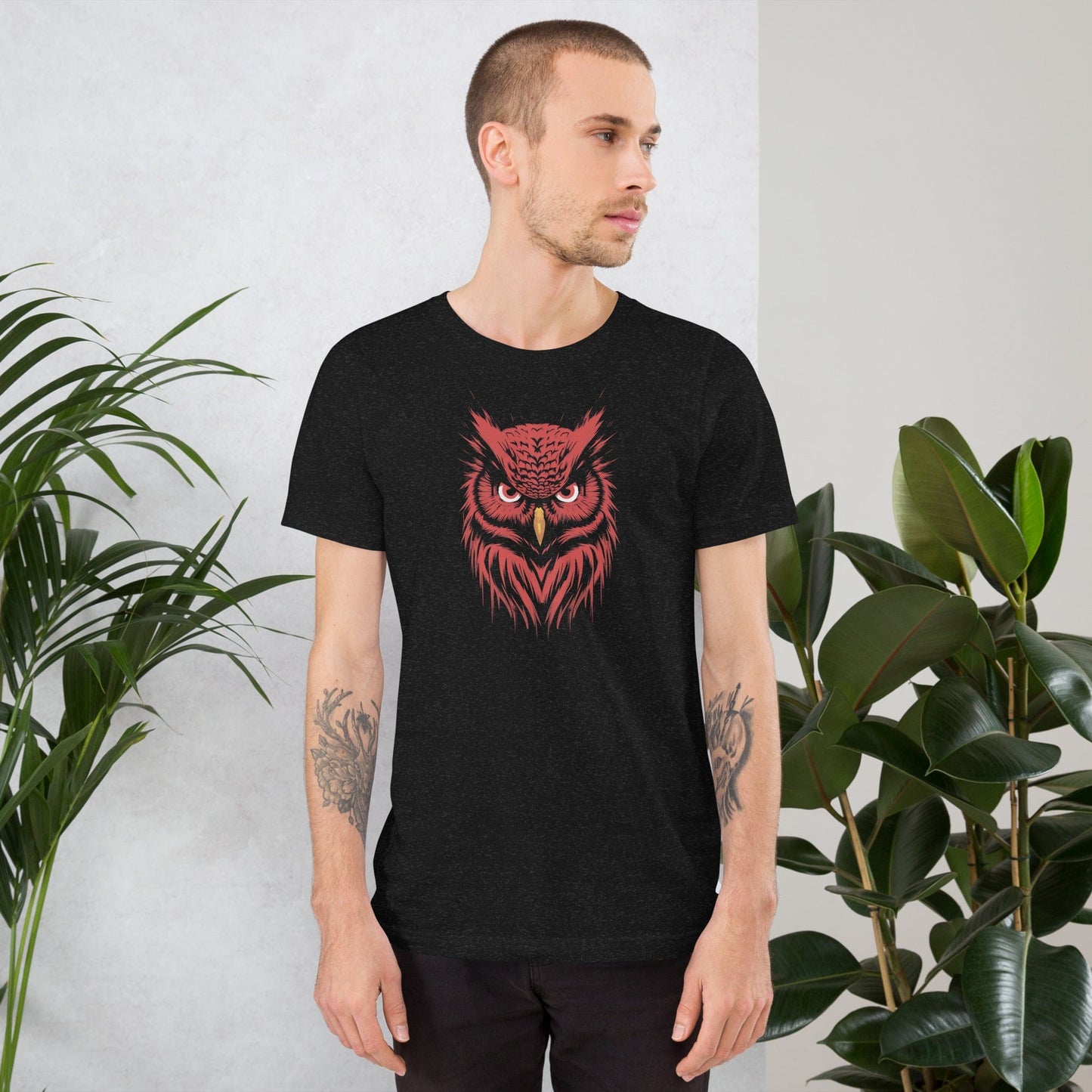 Padres Mágicos Camiseta "Búho de Fuerza" de algodón suave - Para los que abrazan la sabiduría y el misterio