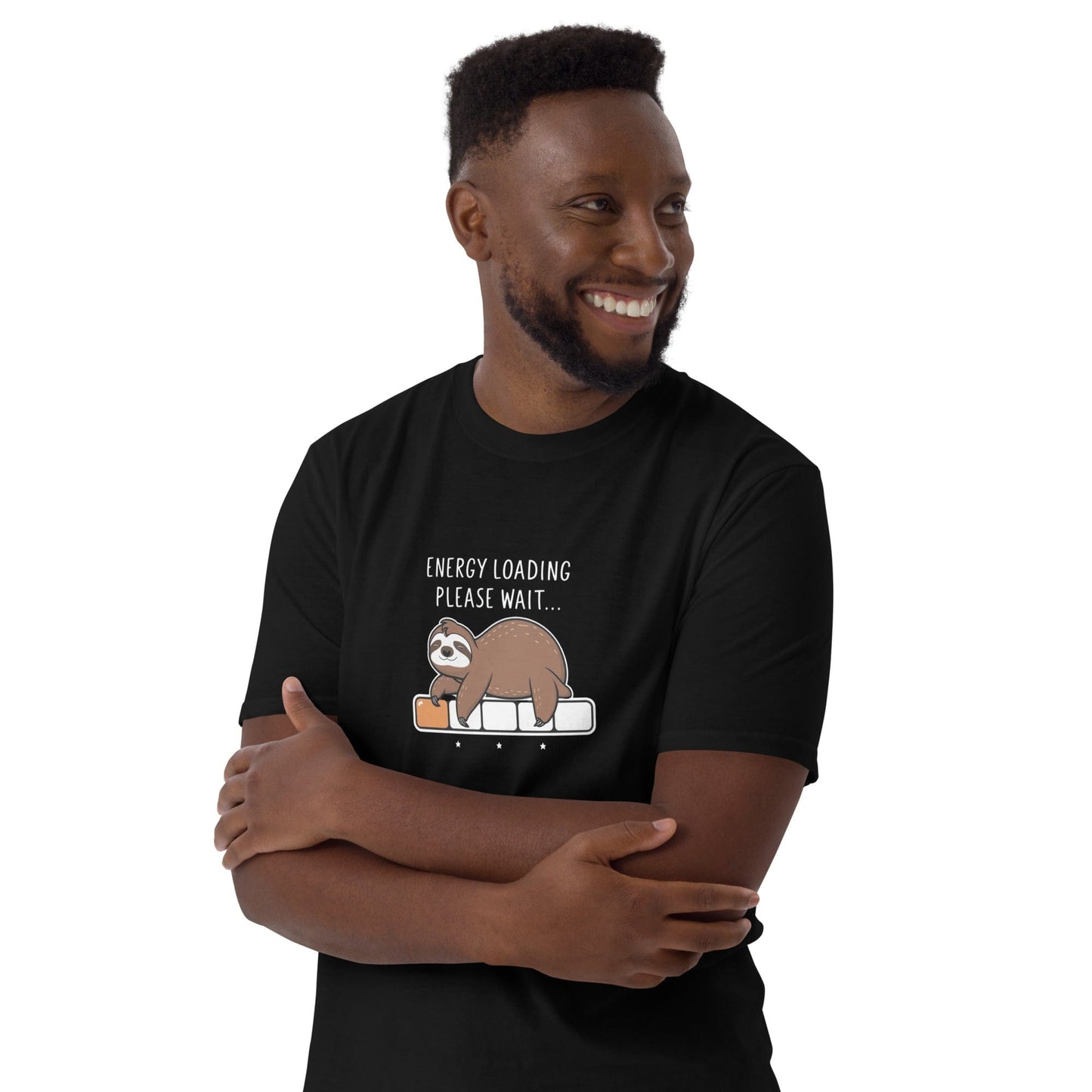 Padres Mágicos Camiseta Energy Loading - Diseño Divertido y Relajante
