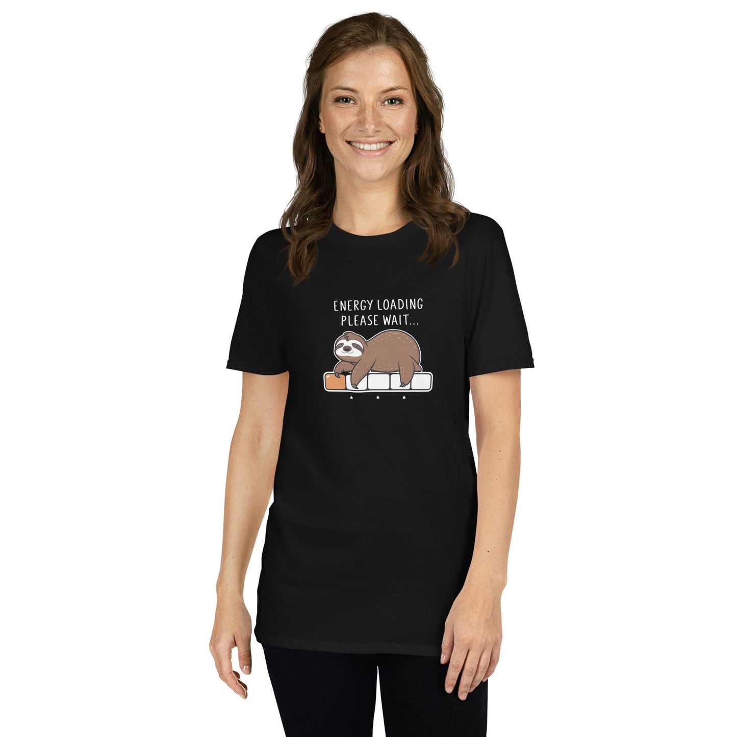 Padres Mágicos Camiseta Energy Loading - Diseño Divertido y Relajante