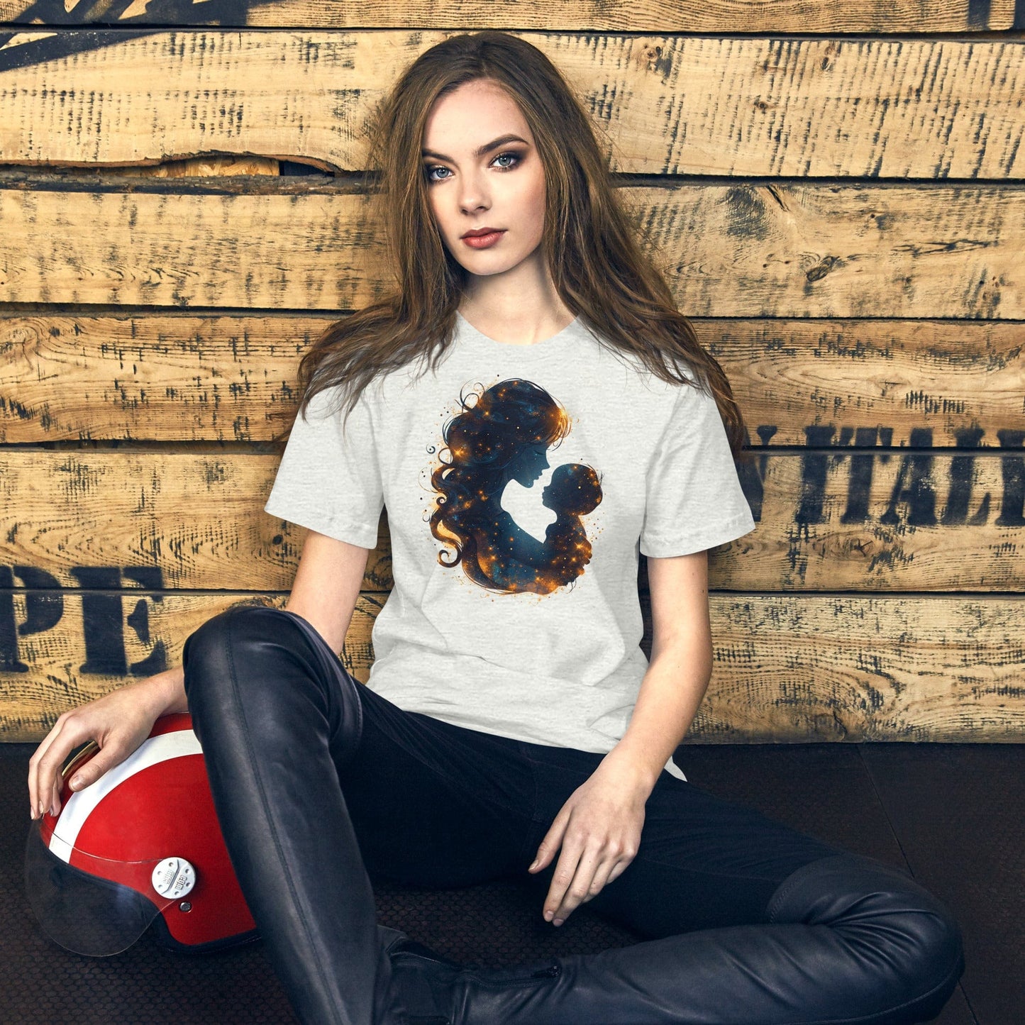 Padres Mágicos Camiseta "Madre e Hijo Estelar" - Un Vínculo Cósmico de Amor y Luz