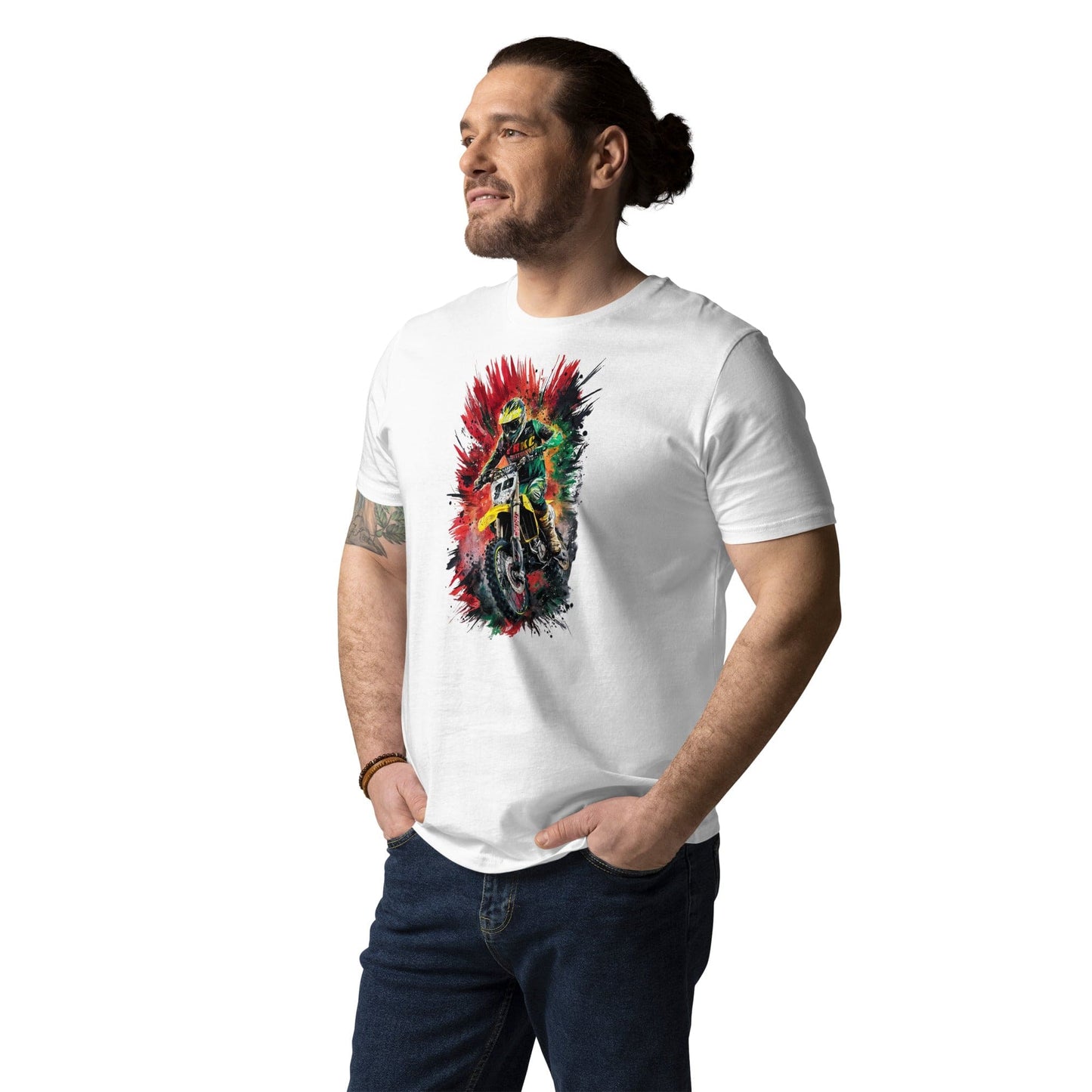 Padres Mágicos Camiseta Motorista en Acción - Algodón Orgánico