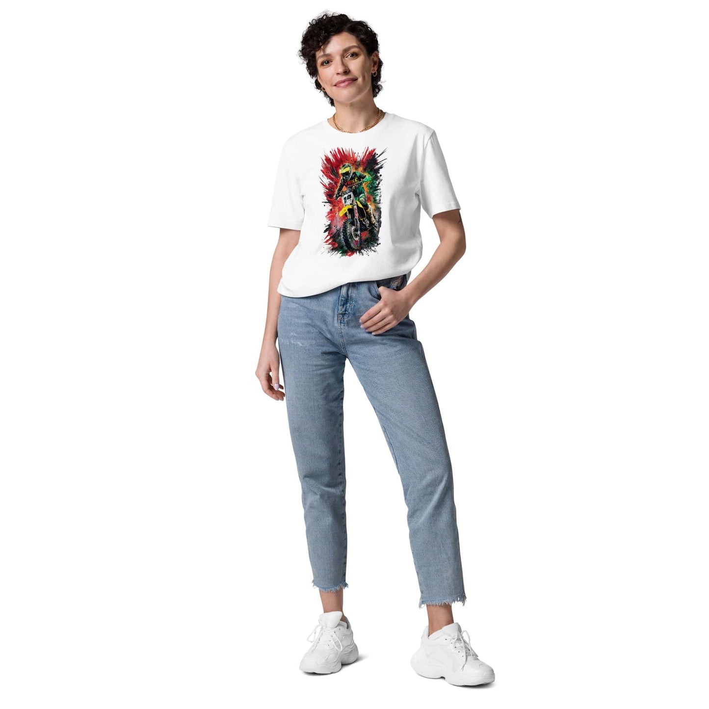 Padres Mágicos Camiseta Motorista en Acción - Algodón Orgánico
