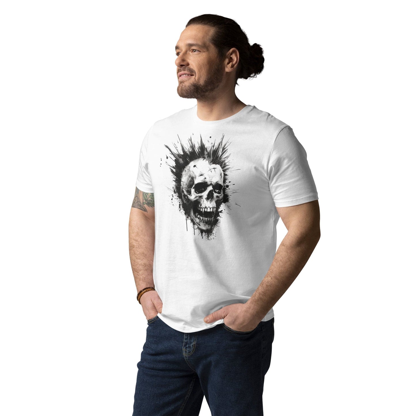 Padres Mágicos Camiseta Punk Calavera de Algodón Orgánico - Sostenible y Cómoda