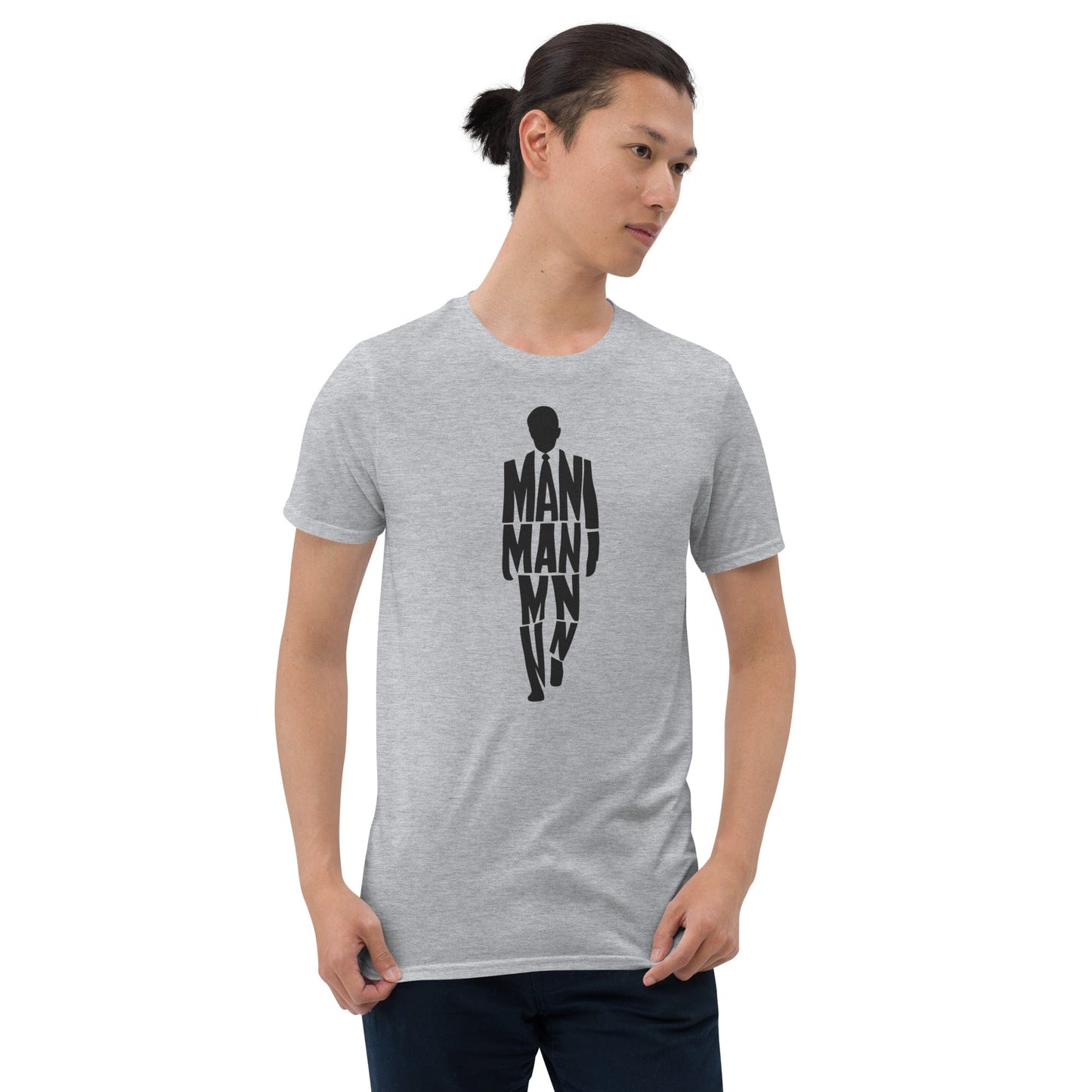 Padres Mágicos Gris deportivo / S Camiseta MAN - Diseño Minimalista y Moderno