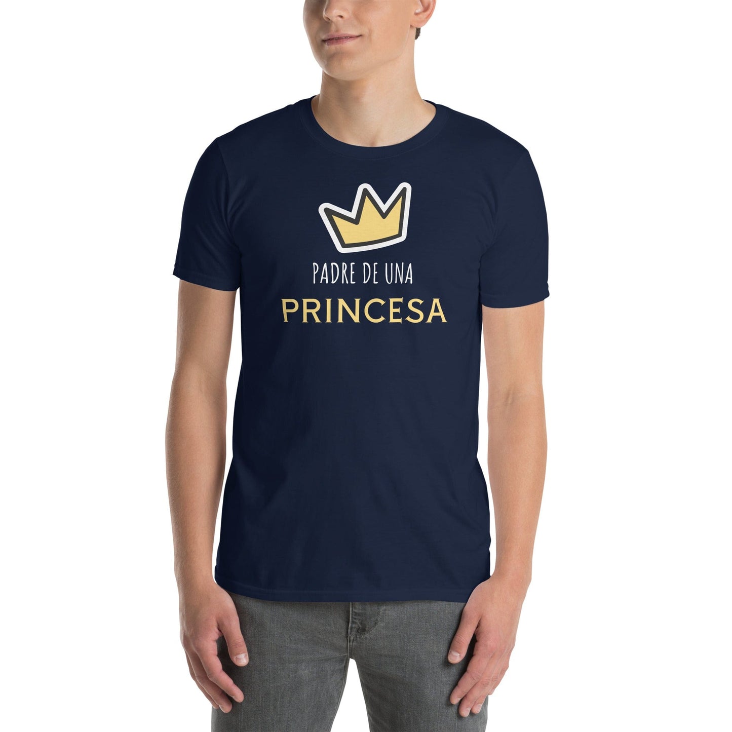 Padres Mágicos Marino / S Camiseta Padre e Hija "Padre de una Princesa"
