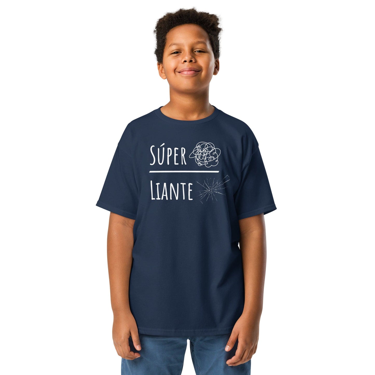 Padres Mágicos Marino / XS Camiseta Padre e Hijo "Reparador y Liante" - Versión Hijo/a