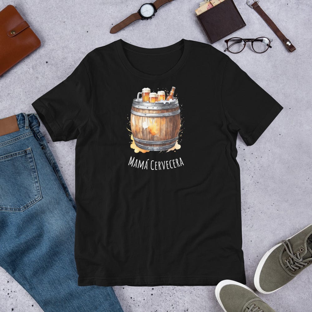 Padres Mágicos Negro / S Camiseta Mamá Cervecera - Estilo Divertido y Colorido para Amantes de la Cerveza