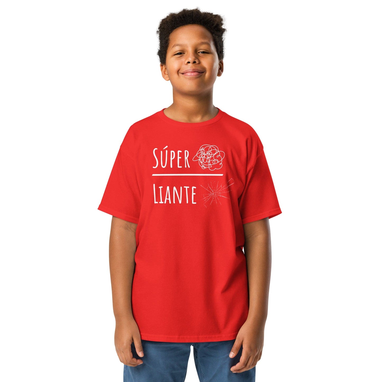 Padres Mágicos Rojo / XS Camiseta Padre e Hijo "Reparador y Liante" - Versión Hijo/a