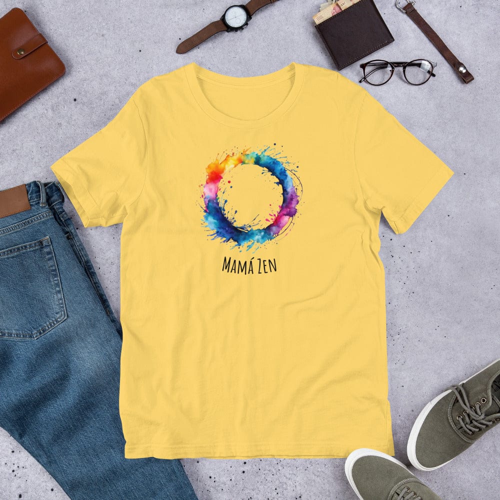 Padres Mágicos Amarillo / S Camiseta Mamá Zen - Para Amantes del Bienestar