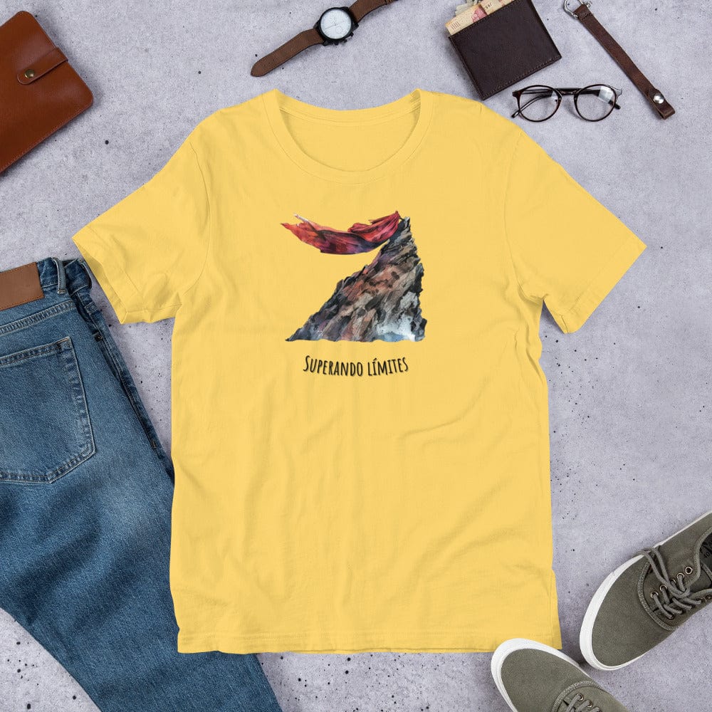 Padres Mágicos Amarillo / S Camiseta "Superando Límites" - Para Motivarse