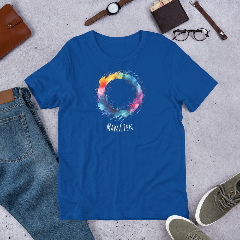 Padres Mágicos Azul real claro / S Camiseta Mamá Zen - Para Amantes del Bienestar