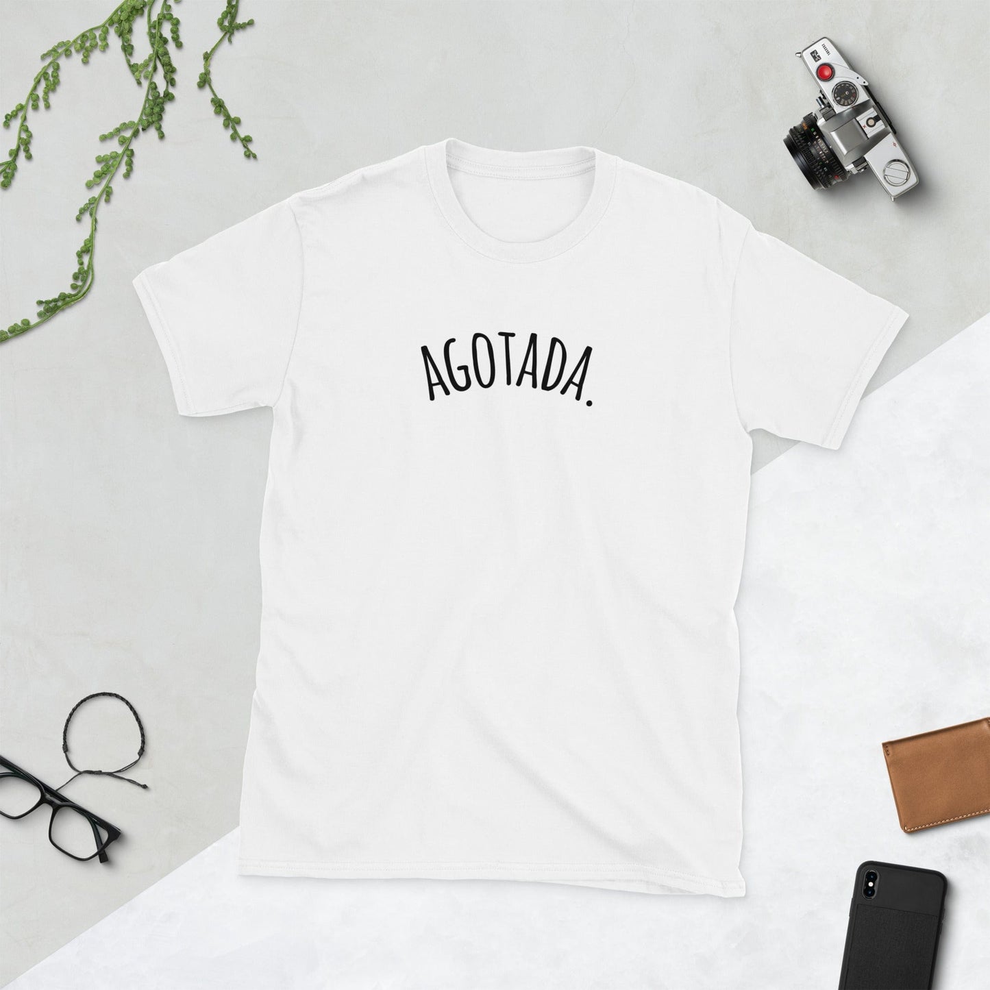 Padres Mágicos Blanco / S Camiseta "Agotada" - Para Madres Cansadas