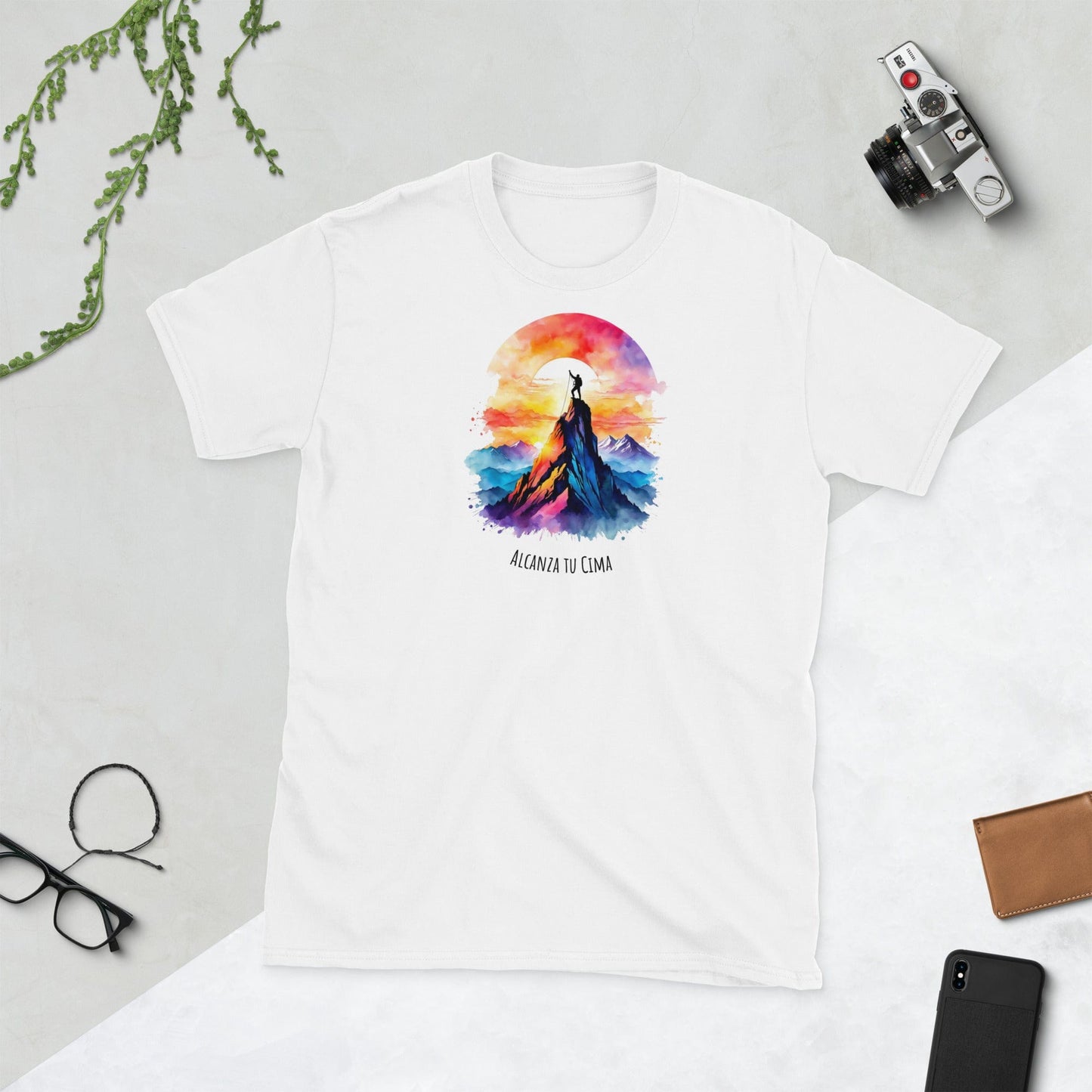 Padres Mágicos Blanco / S Camiseta "Alcanza Tu Cima" - Para Aventureros