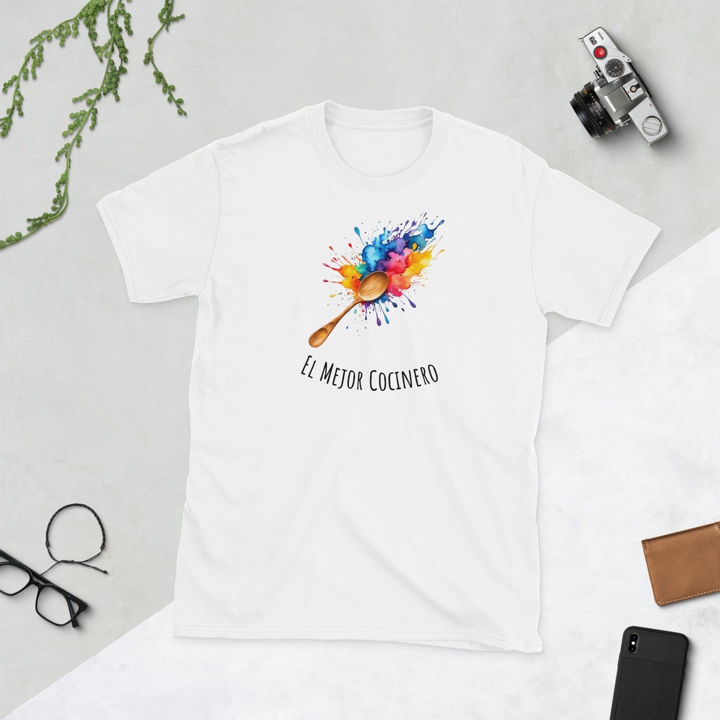 Padres Mágicos Blanco / S Camiseta "El Mejor Cocinero" - Para Padres y Abuelos Expertos en la Cocina