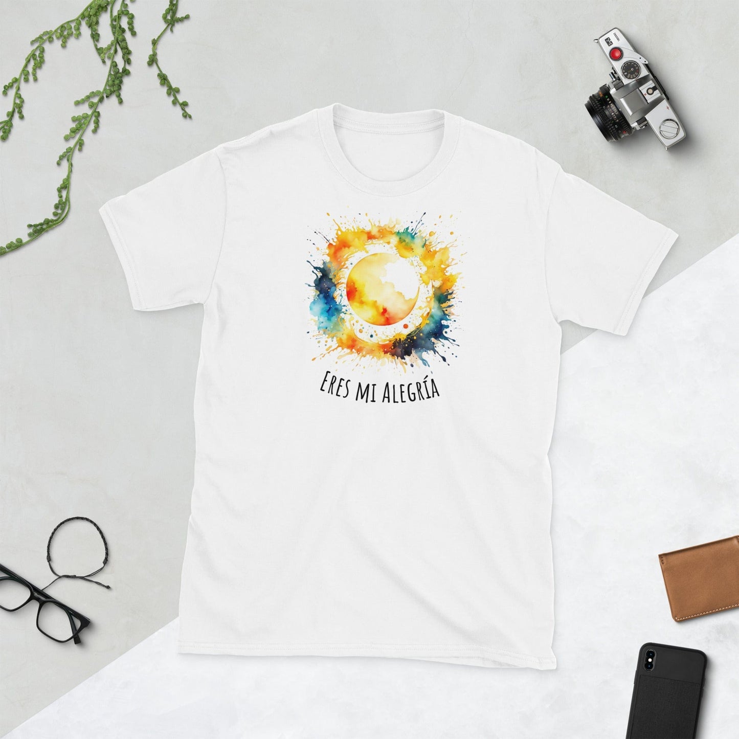 Padres Mágicos Blanco / S Camiseta "Eres Mi Alegría" - Para Padres, Madres, Abuelos y Abuelas