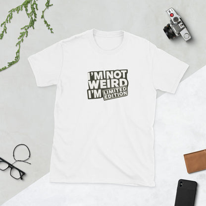 Padres Mágicos Blanco / S Camiseta I'm Not Weird, I'm Limited Edition - Diseño Divertido y Único