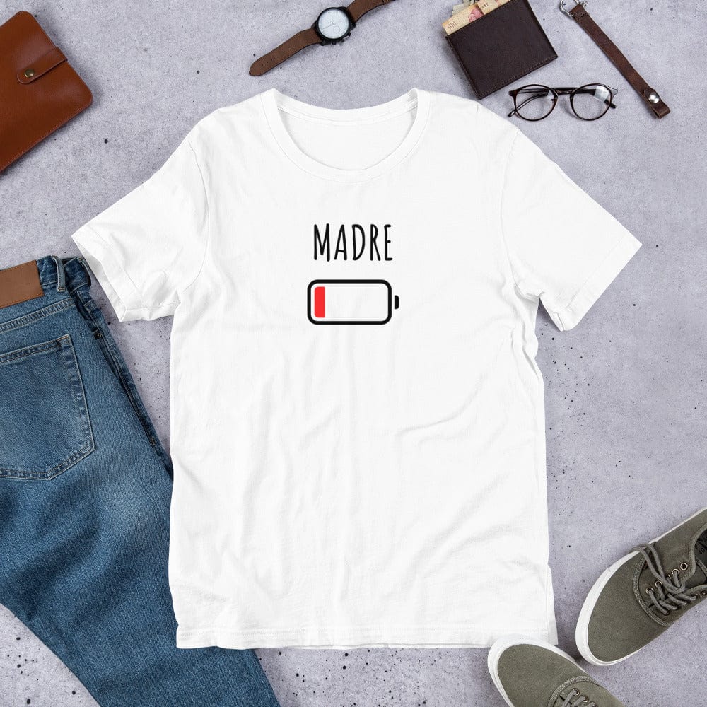 Padres Mágicos Blanco / S Camiseta Madre Batería Baja - Regalo Divertido para Madres