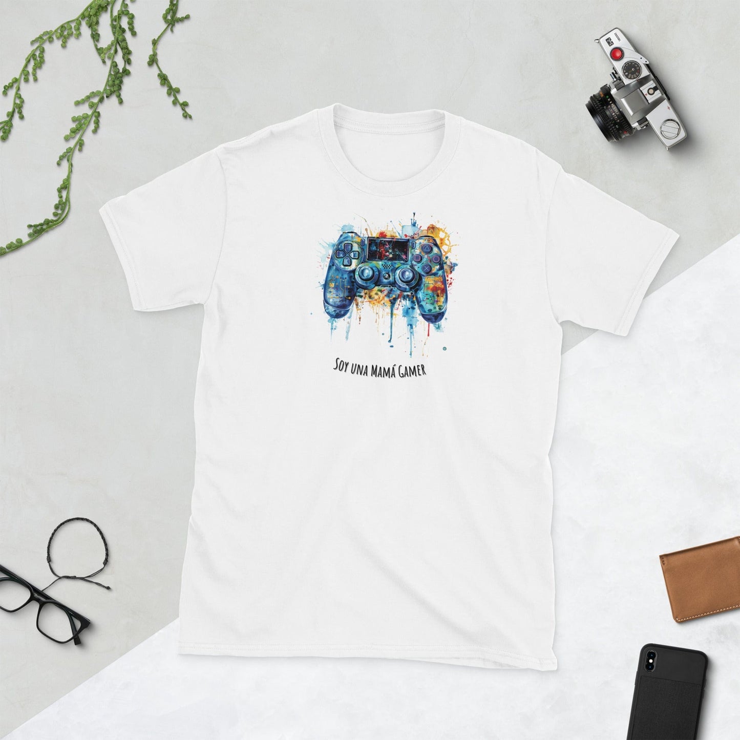 Padres Mágicos Blanco / S Camiseta Mamá Gamer - Para Madres Apasionadas por los Videojuegos