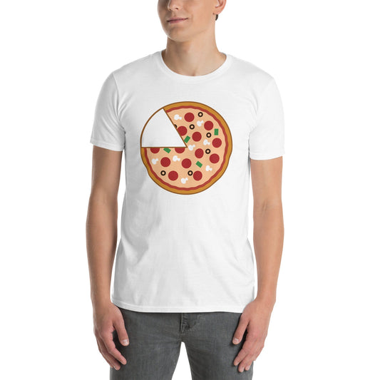 Padres Mágicos Blanco / S Camiseta Padre e Hijo/a "Pizza" - Versión Padre