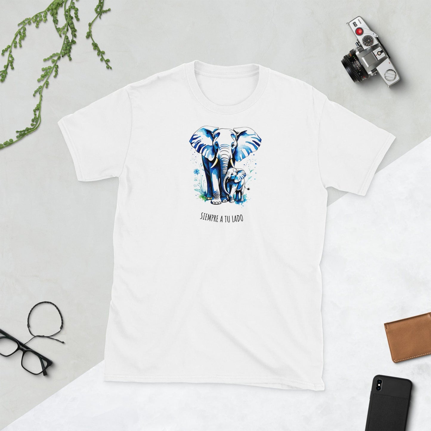 Padres Mágicos Blanco / S Camiseta "Siempre a tu Lado" - Para Padres Amorosos