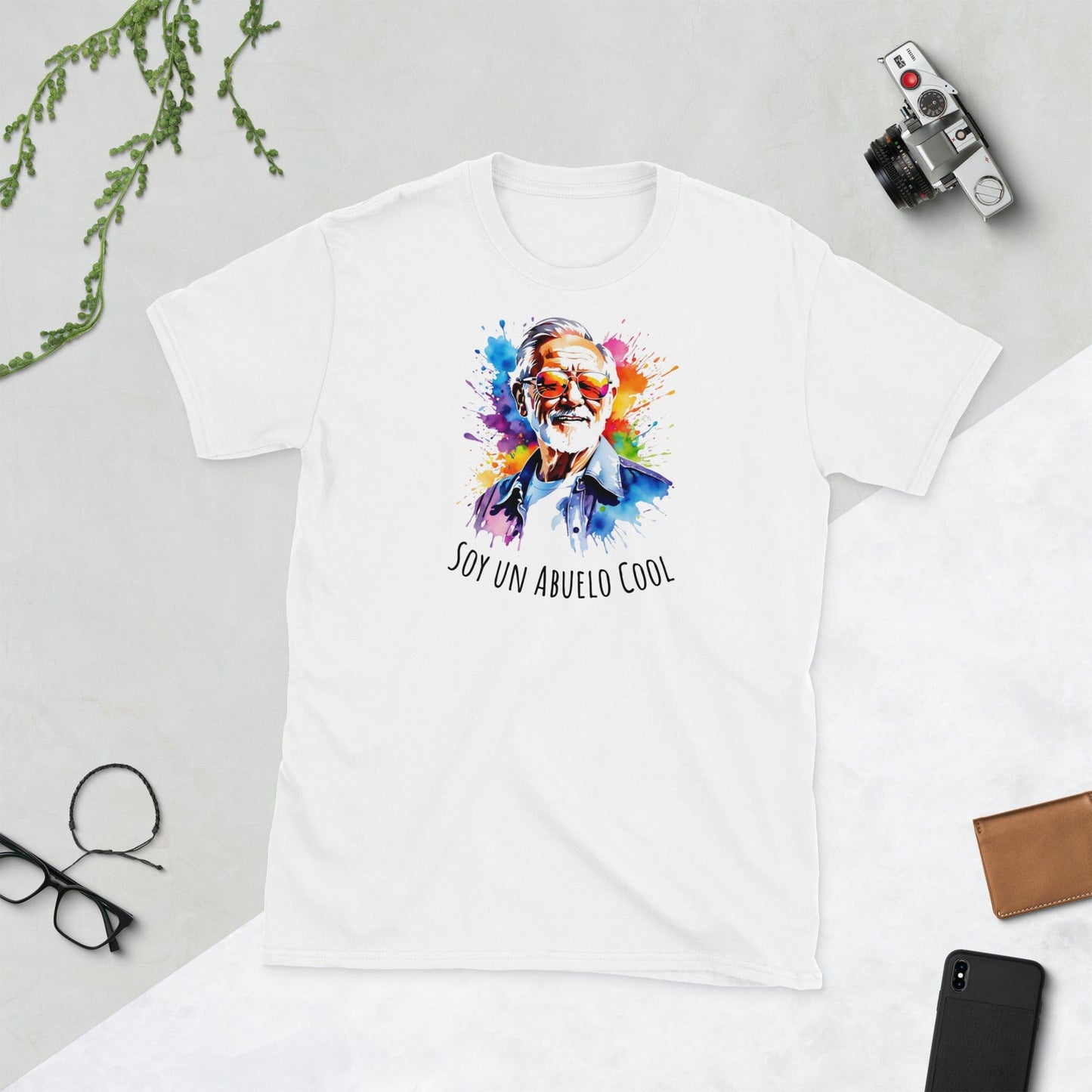 Padres Mágicos Blanco / S Camiseta "Soy un Abuelo Cool" - Para los Abuelos Más Geniales