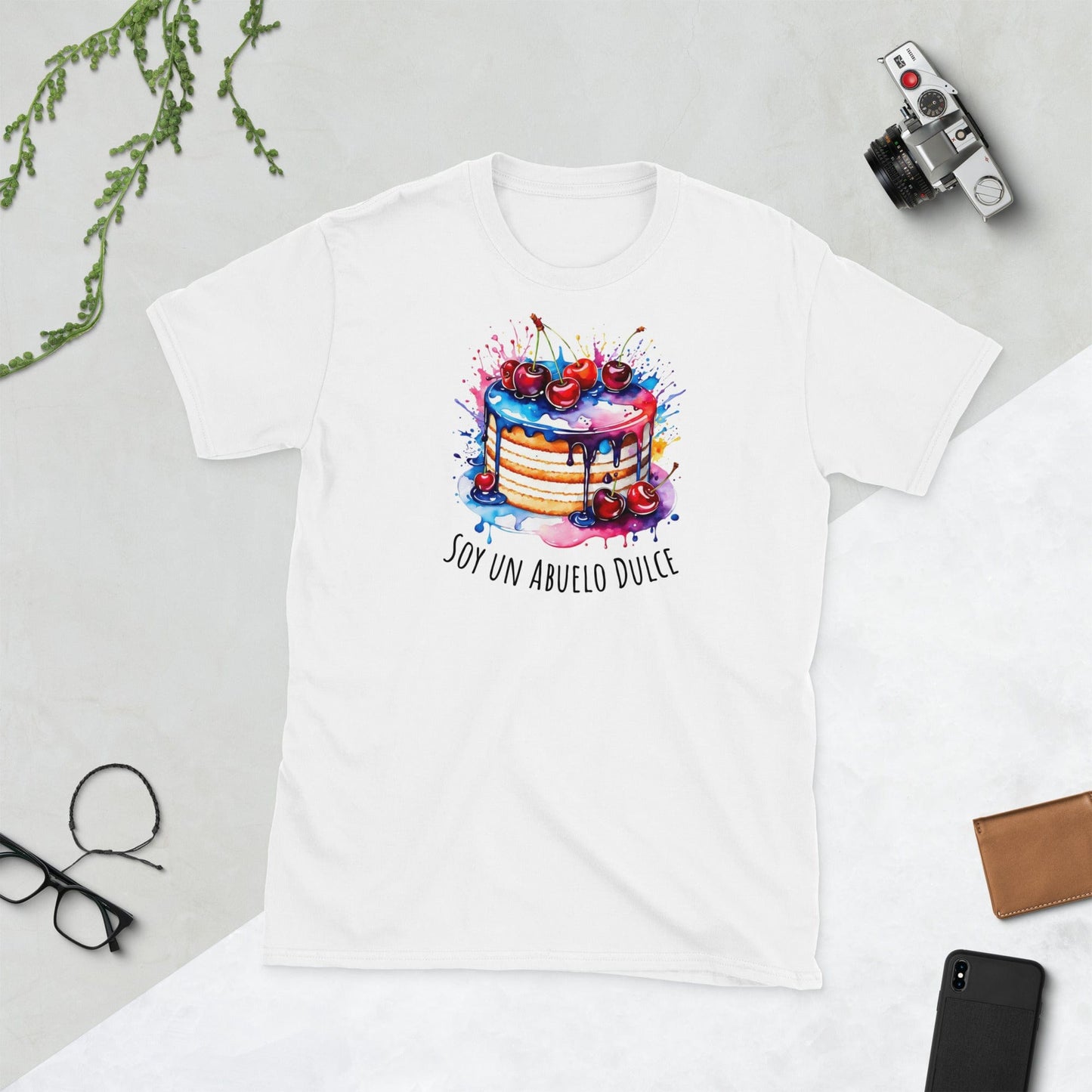 Padres Mágicos Blanco / S Camiseta "Soy un Abuelo Dulce" - Para los Abuelos Más Cariñosos