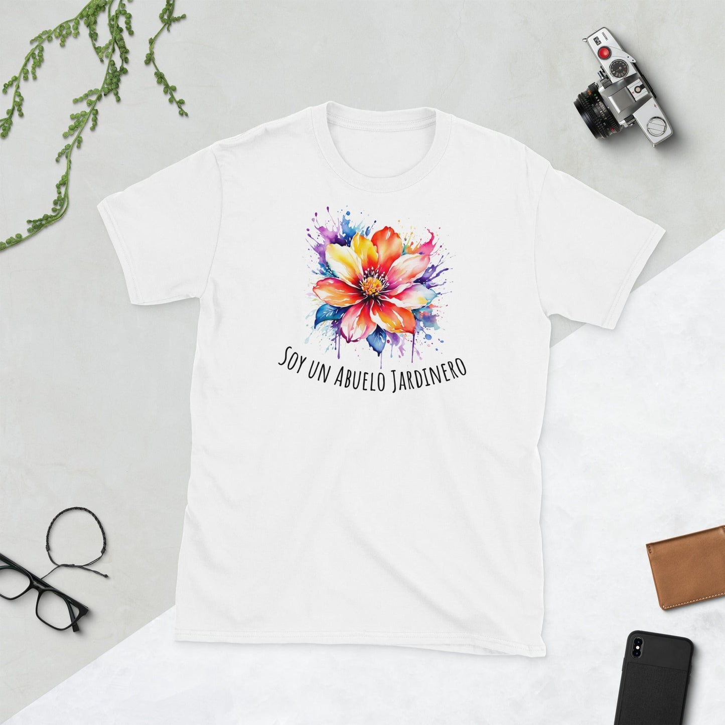 Padres Mágicos Blanco / S Camiseta "Soy un Abuelo Jardinero" - Para Abuelos Amantes de la Jardinería