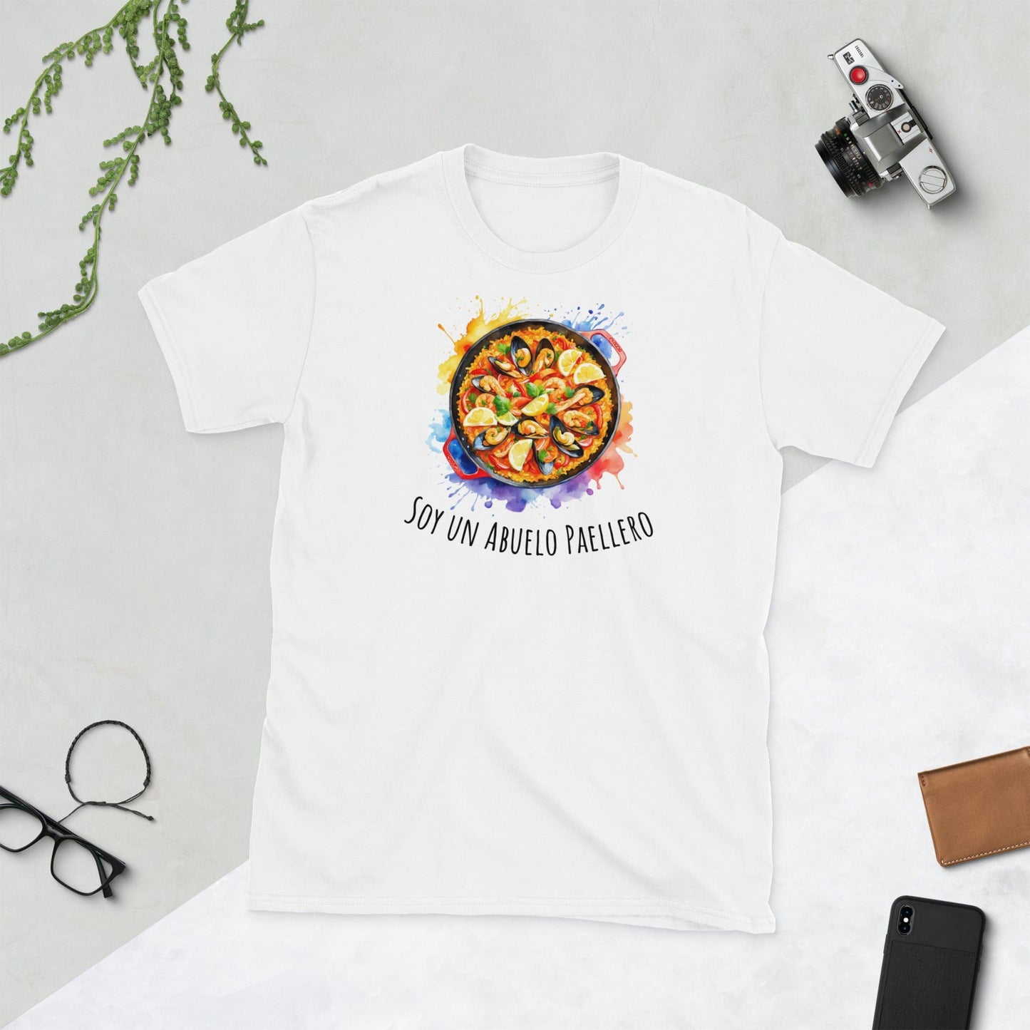 Padres Mágicos Blanco / S Camiseta "Soy un Abuelo Paellero" - Para Expertos en Paellas