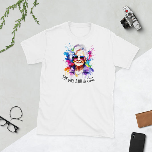 Padres Mágicos Blanco / S Camiseta "Soy una Abuela Cool" - Para las Abuelas Más Geniales