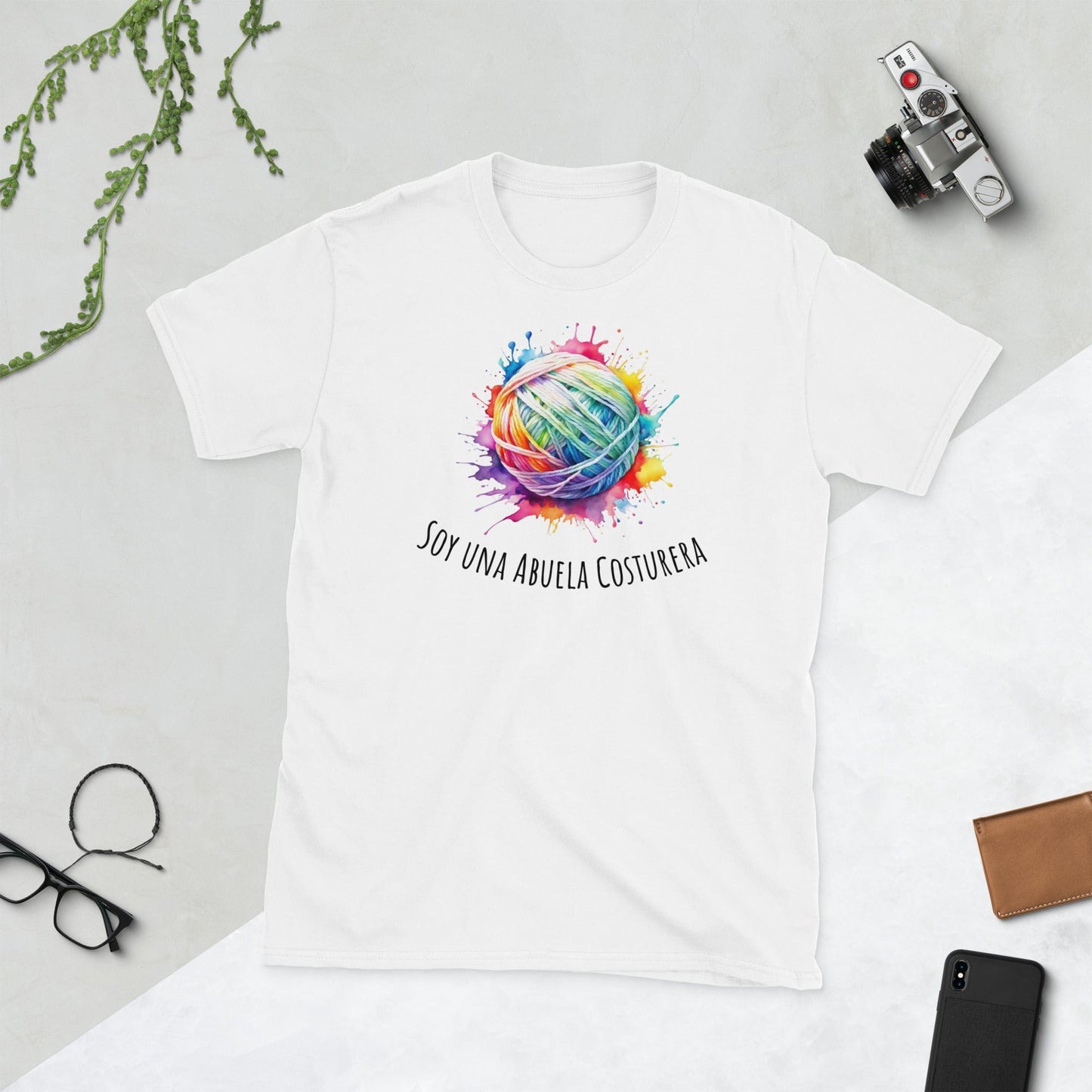 Padres Mágicos Blanco / S Camiseta "Soy una Abuela Costurera" - Para Abuelas Hábiles y Creativas