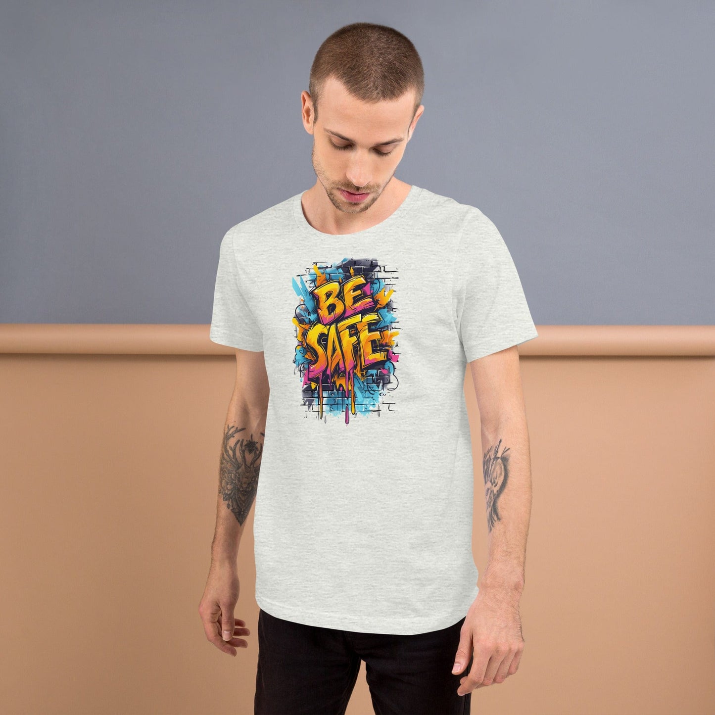 Padres Mágicos Camiseta "Be Safe" - Graffiti Urbano