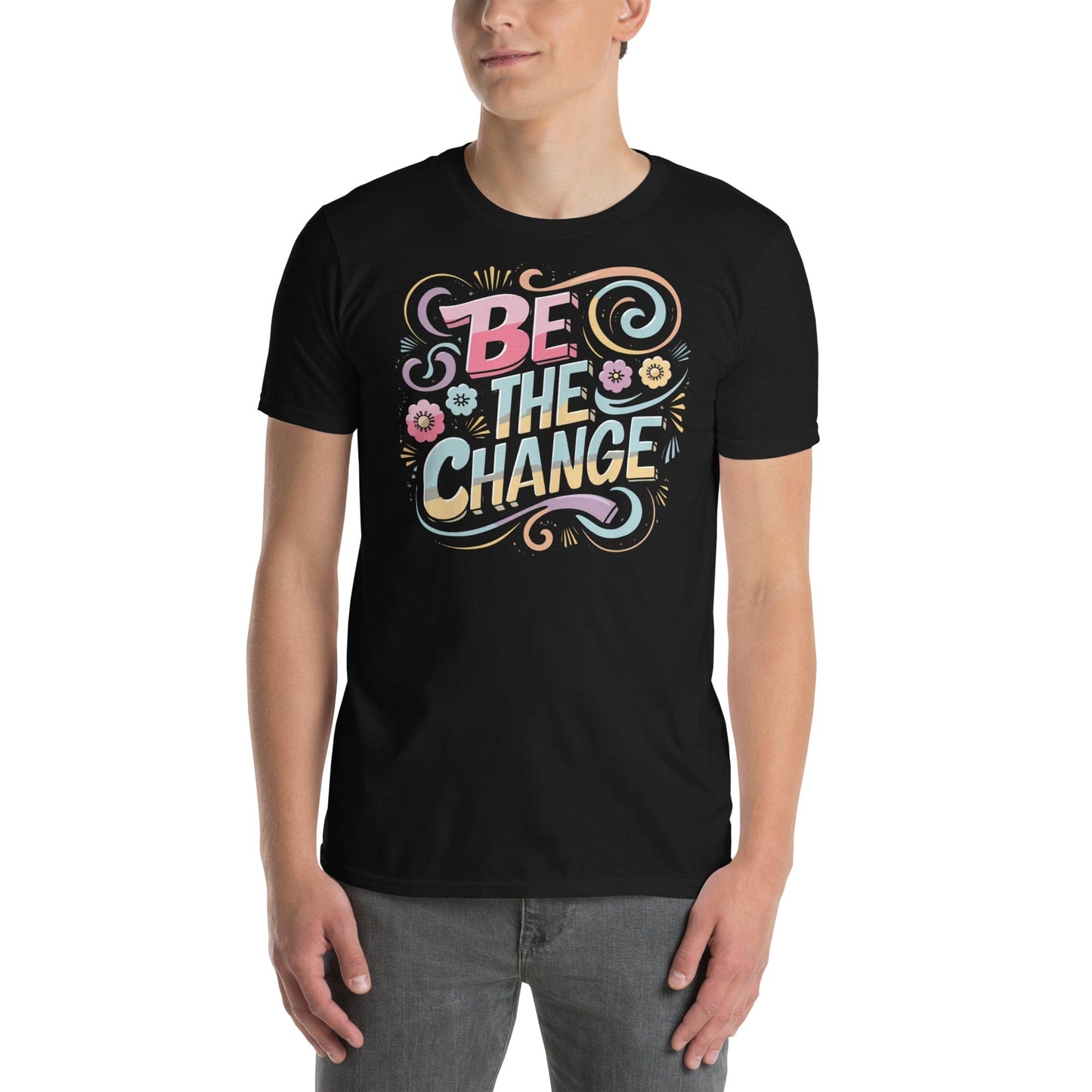 Padres Mágicos Camiseta Be the Change - Diseño Inspirador y Colorido