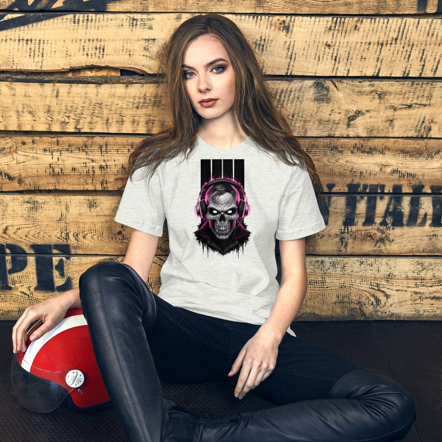 Padres Mágicos Camiseta "Calavera DJ" de algodón suave - Para los amantes de la música y el estilo