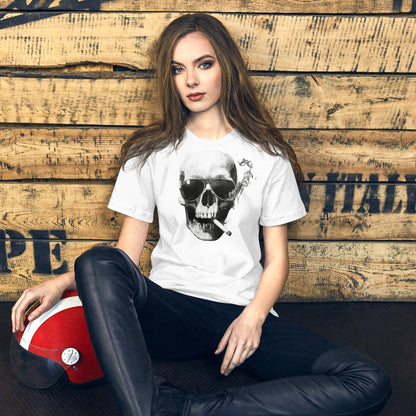 Padres Mágicos Camiseta Calavera Rebelde - Estilo Audaz y Desafiante