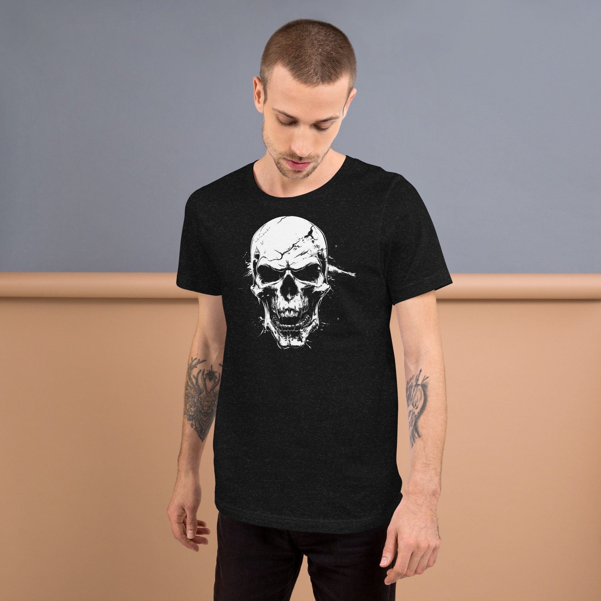 Padres Mágicos Camiseta con Diseño de Calavera Intimidante - Estilo Impactante y Oscuro