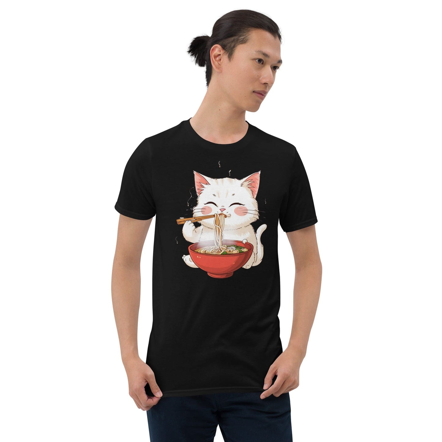 Padres Mágicos Camiseta "Gatito Ramen" - Arte Kawaii en 100% Algodón