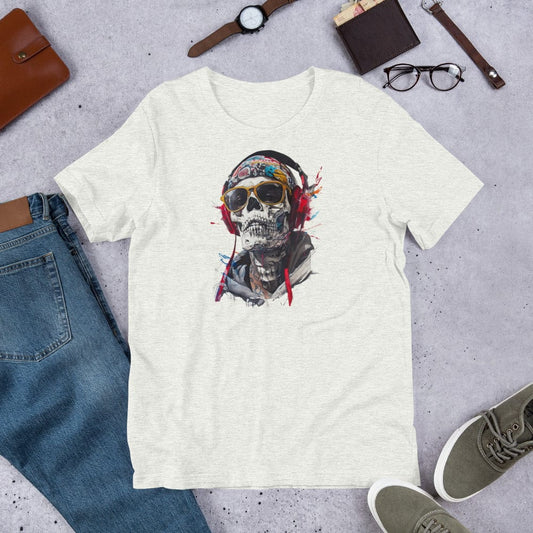 Padres Mágicos Ceniza / S Camiseta Calavera Urbana - Estilo Moderno y Rebelde