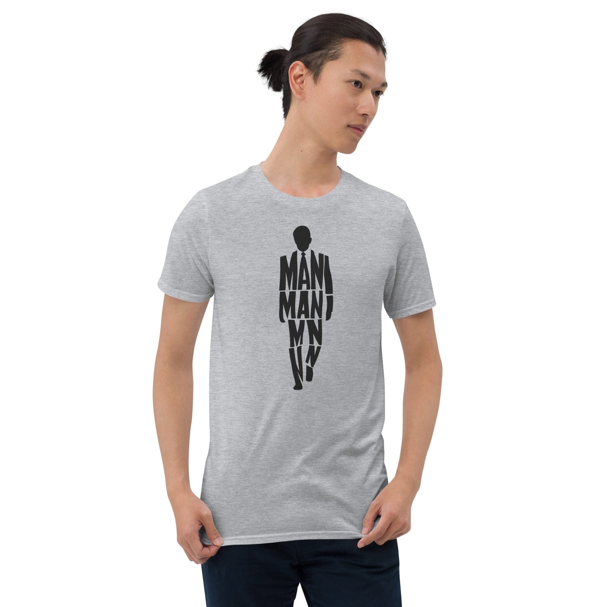 Padres Mágicos Gris deportivo / S Camiseta MAN - Diseño Minimalista y Moderno