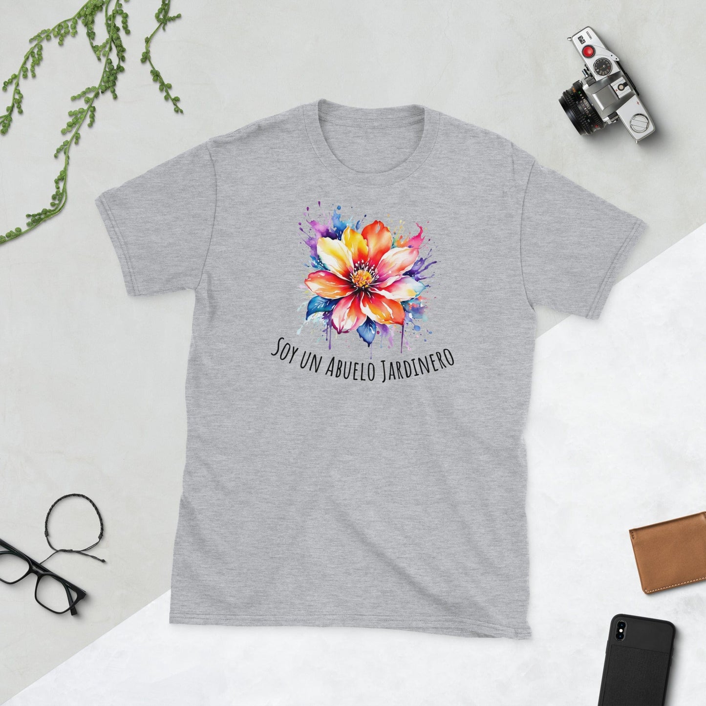 Padres Mágicos Gris deportivo / S Camiseta "Soy un Abuelo Jardinero" - Para Abuelos Amantes de la Jardinería