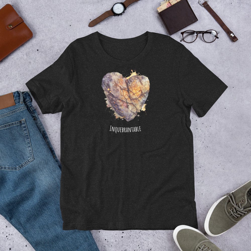 Padres Mágicos Jaspeado negro / S Camiseta "Inquebrantable" - Para Resilentes