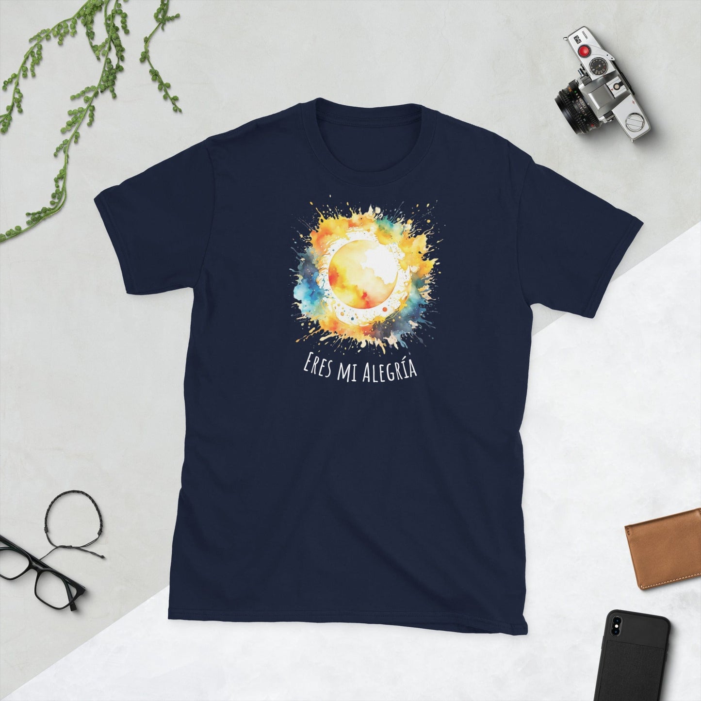 Padres Mágicos Marino / S Camiseta "Eres Mi Alegría" - Para Padres, Madres, Abuelos y Abuelas