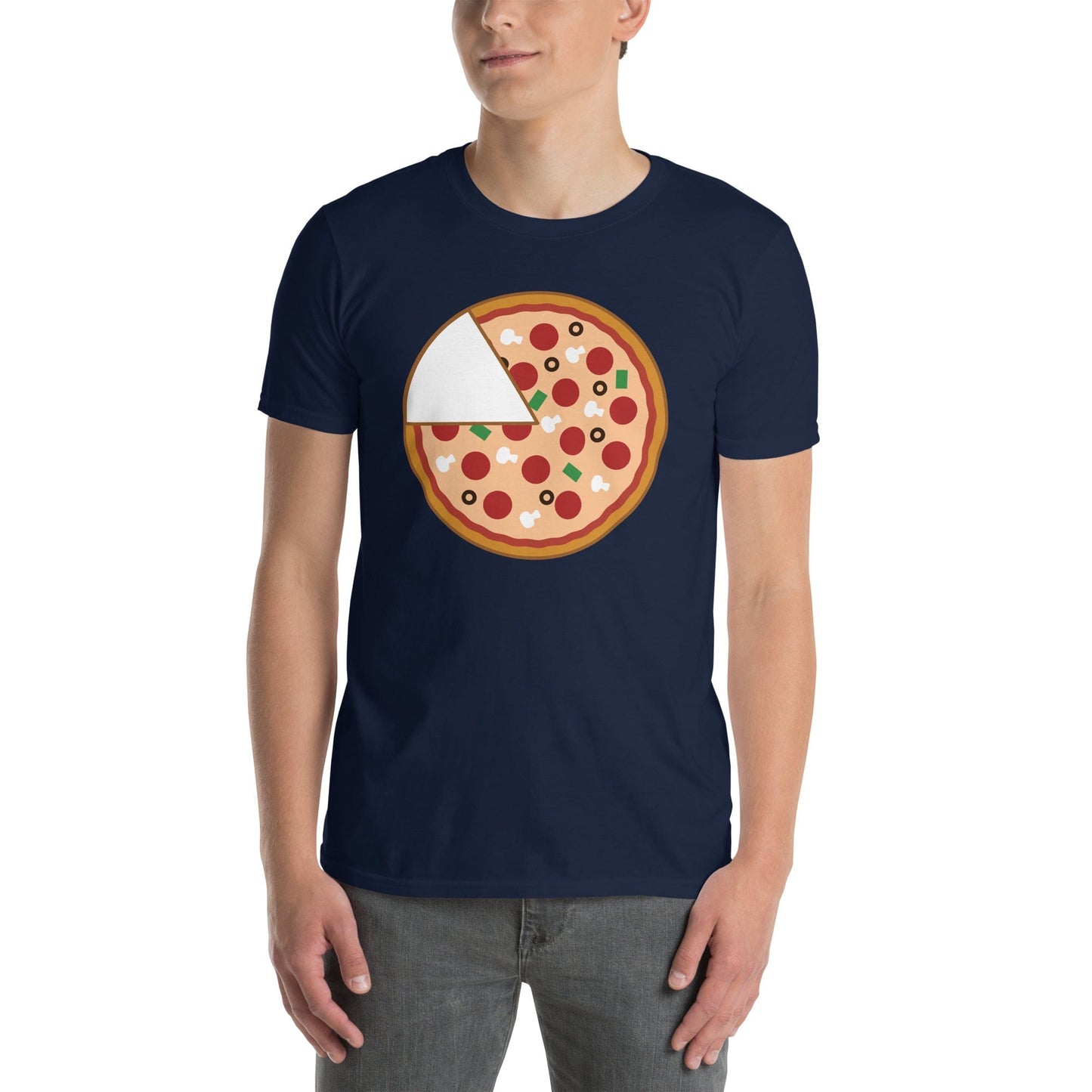 Padres Mágicos Marino / S Camiseta Padre e Hijo/a "Pizza" - Versión Padre