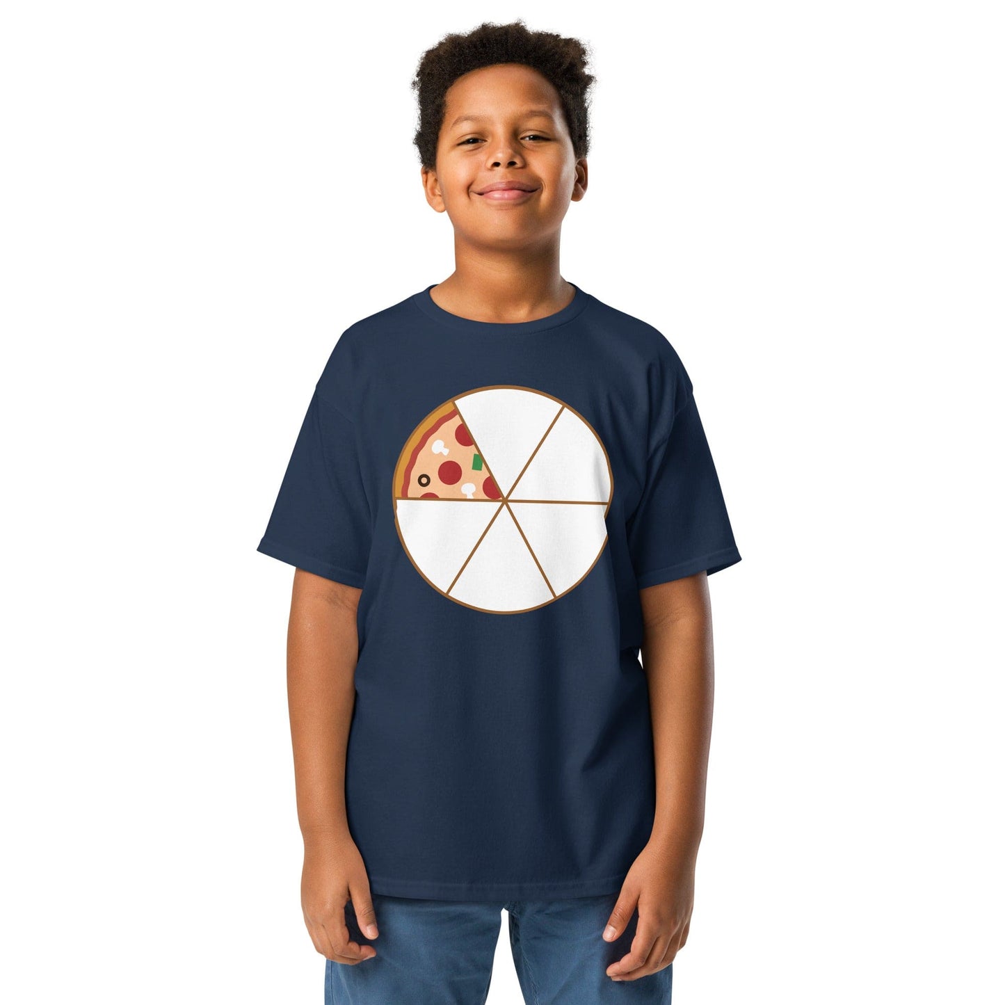 Padres Mágicos Marino / XS Camiseta Padre e Hijo/a "Pizza" - Versión Hijo/a