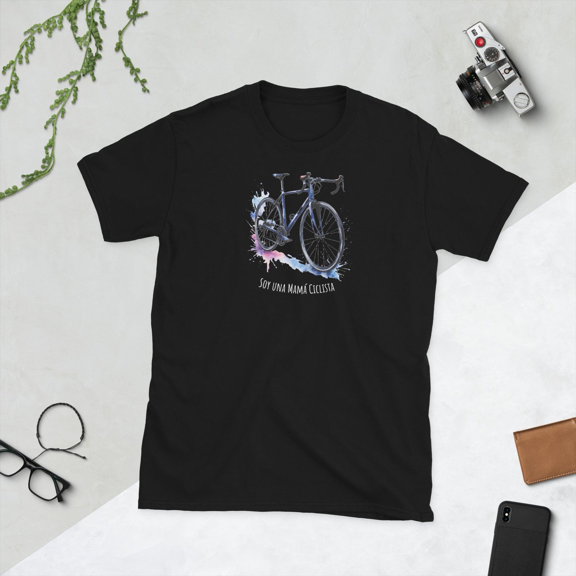 Padres Mágicos Negro / S Camiseta "Mamá Ciclista" - Para Amantes del Ciclismo