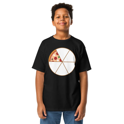 Padres Mágicos Negro / XS Camiseta Padre e Hijo/a "Pizza" - Versión Hijo/a