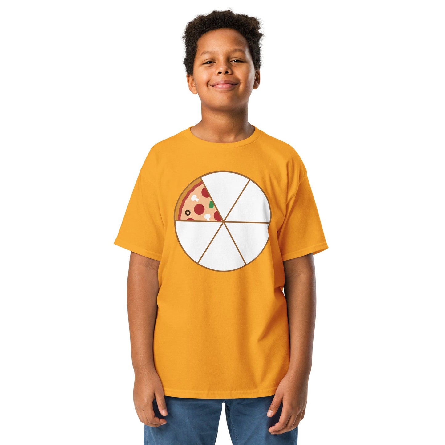 Padres Mágicos Oro / XS Camiseta Padre e Hijo/a "Pizza" - Versión Hijo/a