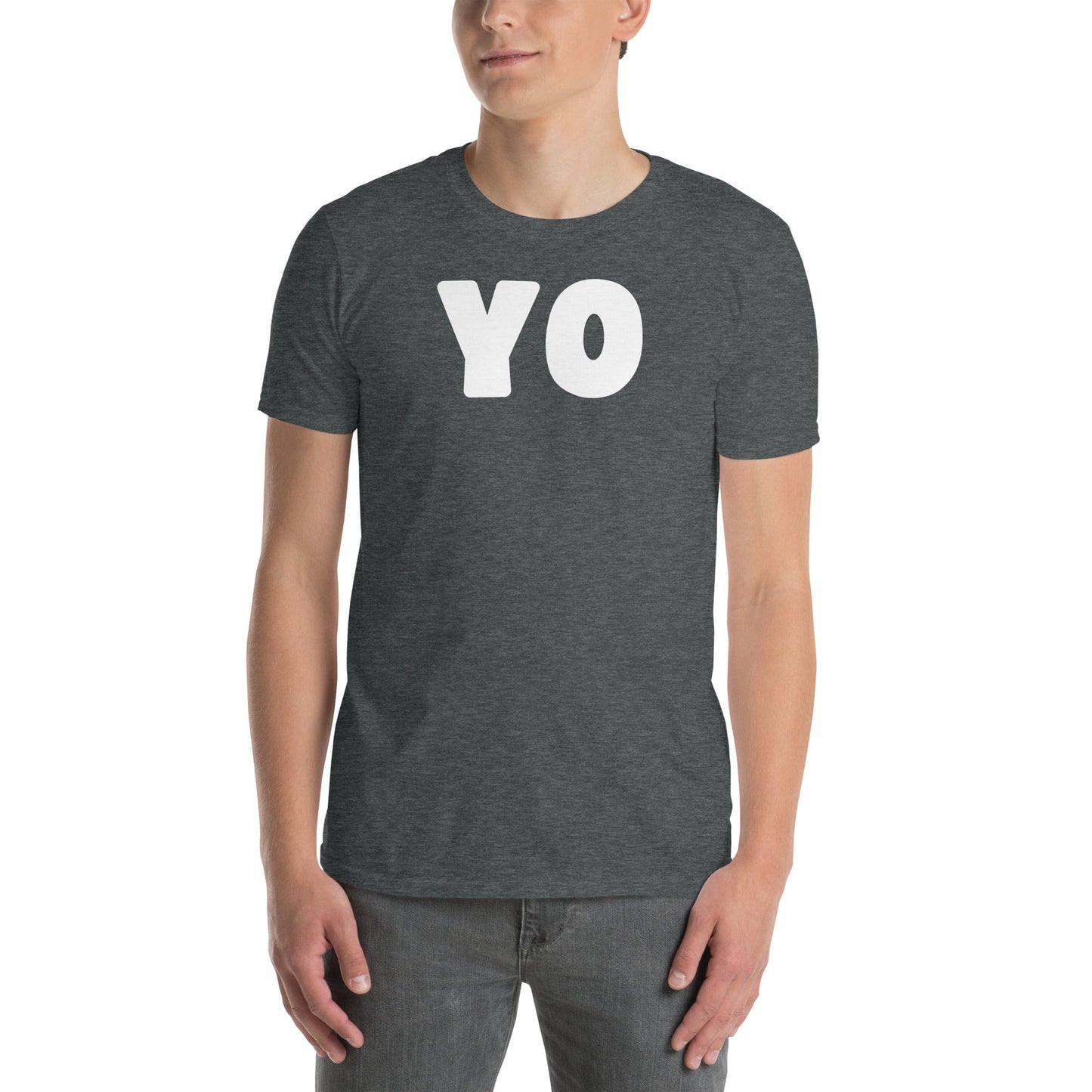 Padres Mágicos Oscuro jaspeado / S Camiseta Padre e Hijo "Yo"